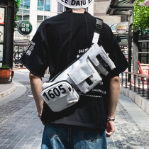 ins chest bag male and female large capacity single shoulder tooling package mens purse hip hop small backpack skew satchel student