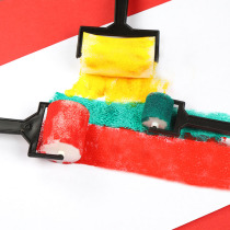 Sponge roller combination brush kindergarten creative art early education graffiti plane painting brush paint tool brush