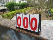 Three-digit scorecard scoreboard 3-digit flipper scoreboard three sets of wireless electronic scoreboards