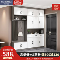 Shoe cabinet home door large capacity porch cabinet storage high vertical simple modern door Hall Cabinet balcony cabinet locker