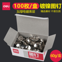 deli deli deli 0020 Pickles deli Pickup Nickel Metal Tacks Picture Nails 100 Boxes Stationery