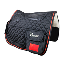 Non-slip silicone thickened saddle pad Large pocket saddle pad Equestrian riding mat Sweat drawer wild riding outdoor equestrian