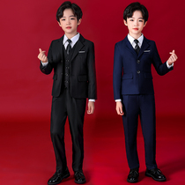 British style childrens small suit suit suit suit dress foreign boy boy show host piano performance suit