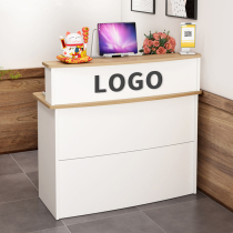 Cashier counter modern minimalist small clothing store beauty salon bar table commercial shop front desk reception desk