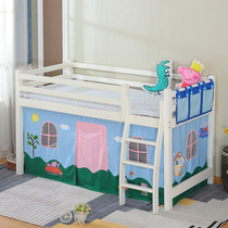 Childrens bed curtain Upper and lower bunk bed curtain Boy girl game bed curtain Cartoon bed curtain handmade support customization