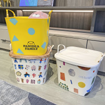 South Koreas same Nordic ins style simple dirty clothes basket home large capacity storage basket childrens toy finishing basket
