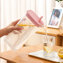 Fridge Cold Water Pot Home Large Capacity High Temperature Resistant Cool Water Pot Plastic Fruit Tea Barrel Drink Zjug Ice Water Bottle