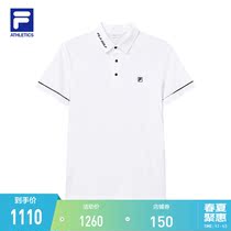 FILA ATHLETICS FERLE OFFICIAL MAN KNIT SHORT SLEEVE POLO2022 SUMMER NEW GOLF POLO