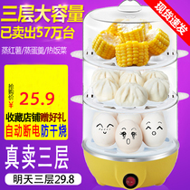 Multifunction Steamed Egg machine Mini home boiled egg machine Automatic power cut stainless steel boiled egg machine Breakfast Machine Steamed Chicken Egg Spoon