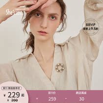 shesDream lover series elegant retro imitation pearl brooch pin cardigan corsage women accessories