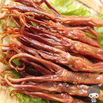Wenzhou specialty products on the same day to make early Xu sauce duck tongue bulk cooked big strip original flavor 500g vacuum steamed food
