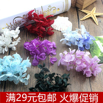 DIY wedding makeup photo props small Lotus hydrangea immortal wreath material 1G headdress immortal dried flower diy material