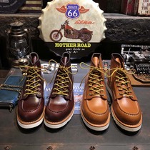 American retro Goodyear Goodyear 875 genuine leather tooling Martin boots male high tide shoes ins headlayer Bull Leather Locomotive Boots women