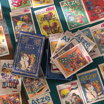 The little prince hand account stickers fairy tale castle series boxed stickers ins wind retro art cute girl heart hand account photo album decoration small pattern stickers 60