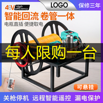 Electric medicine machine High voltage agricultural automatic pipe reeling device 60v48v agricultural new electric three-wheel sprayer
