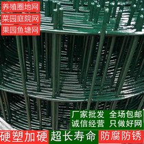 Hard plastic barbed wire fence fence thickened bold Dutch net enclosure isolation breeding net chicken duck hole outdoor