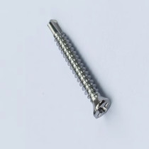 Small flat head stainless steel drill tail self-tapping nail buckle special pineapple anti-corrosion wood floor small head screw flat head nail