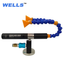 wells stainless steel cooling gun air-conditioning gun factory direct vortex tube cold air gun can cool down 46 ℃