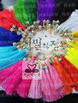 Table performance competition professional national standard dance Latin dance tassel drill earrings earrings ear clip