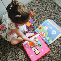 European and American childrens geometry mushroom nail puzzle flapper shape matching building blocks puzzle early education toy 2-4 years old