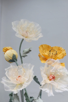 Large-scale paper art beauty silk flower wedding decoration photo studio shooting props shopping mall beautiful Chen shop window