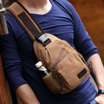 2019 new chest bag slanted satchel purse Man Han version Sail Cloth Bag Fashion Men Bag Single Shoulder Bag Outdoor Small Backpack