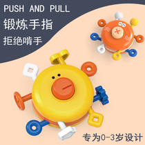 Infant finger push music 3-6-10 months baby early education puzzle training 0-1 year old baby rattle toy