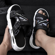 Slippers Mens Summer Outdoor Beach Magic Sticker Sports Outwear Dins Tide Non-slip Wear and wear Damp Shoes sandals