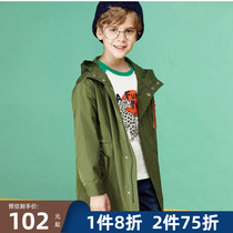 Annai Childrens Clothing Boys Double Fall Costume Mid - long Leisure Casual Hat Wearkshirt AB 835511