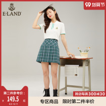 (Mall same model) land clothes love 2021 summer new high-waisted girl pleated skirt