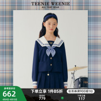 TeenieWeenie Little Bear Navy collar suit jacket JK Academy wind-reducing girls 2022 spring and summer new