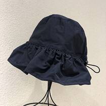 South Korea Pumping Rope Wave PEAK SPRING SUMMER SMALL ALONG SUN SHADE BLACK DAY SERIES WITH SMALL SUNSCREEN BASIN CAP TIDE 100 HITCH SUN HAT