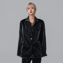 5Z5C 21AW autumn new casual Puppi niche senior texture shoulder pad profile suit jacket men and women tide