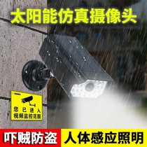 Solar simulation monitoring light fake monitor camera model probe anti-thief induction lighting outdoor waterproof