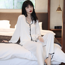 Summer high-end pajamas Home Daily Ice cool body and mind pleasure Ice silk pajamas womens explosion