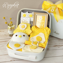 Baby gift box set newborn male and female baby children Full Moon 100 days old cotton clothing gift suitcase