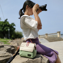 Genifer fashion oblique cross bag Canon R micro single photography bag Sony A7 single electric Fuji X digital camera bag female new