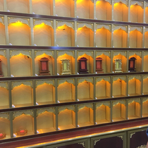 Customized Temple aluminum alloy Buddhist niche merit thousand Buddha Temple tablet tens of thousands of Buddha Wall high quality Buddha cabinet thousand Buddha Wall million Buddha frame