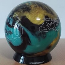 Chuangsheng bowling supplies Columbine 300 brand beginners dedicated straight line bowling white dot black gold Green