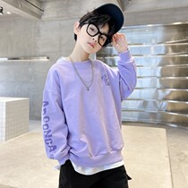 Boy Necropolis New Trendy Handsome Air Blast Street Trend T Spring Autumn Money 2022 Long Sleeve Big Boy Spring Loaded t-shirt Childrens clothes