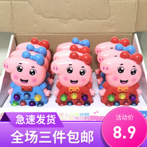Baby handheld game console cartoon early education electric hamster children 1-2-3 years old baby pig educational toy
