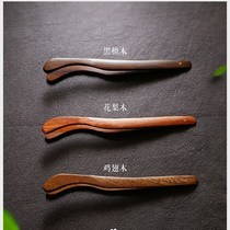 Solid Wood tea clip tea tweezers teacup clip bamboo clip Ebony Rosewood Rosewood kung fu tea set accessories tea ceremony six gentlemen