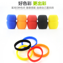 Wireless microphone thickened windproof sponge Wireless microphone high-density windproof cover windproof cotton windproof sponge spray-proof microphone cover