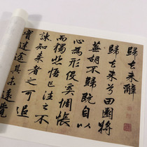 Zhao Mengyi returned to the dictionary book calligraphy calligraphy ink ancient posts the original high-definition copy appreciation