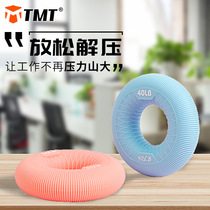  Silicone grip strength device for men and women arm muscle training hand strength rubber ring elderly rehabilitation training hand strength equipment decompression artifact