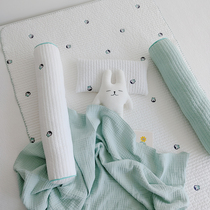  Koreas first heterosexual baby baby dust-free cotton summer sheets Gauze blanket Waffle blanket Pillow set