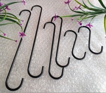 Long S hook S type metal hook Paint s hook clothing store S hook hook hanging clothes hook Clothes hanger hook