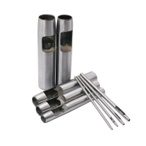 Round puncher belt punch strap leather punching tool leather punch hole punch round Hollow Punch