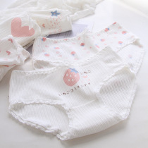 Childrens underwear girls 10 pure cotton middle and large children 12 girls boxer shorts 15-year-old middle school students briefs cotton shorts