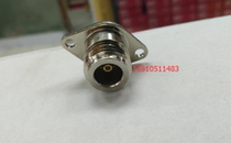 N-KF RF diamond 50 ohm all-copper socket high frequency N female two-hole fixed AP female N-KFD signal head